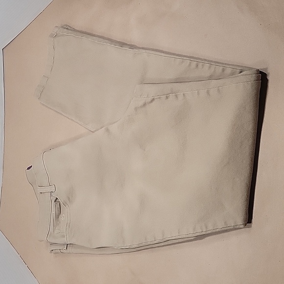 Gloria Vanderbilt Size 14 Amanda Khaki Colored Jeans, Excellent Used Condition - Picture 1 of 11